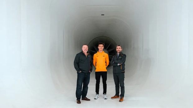 Zak Brown - Lando Norris - Andrea Stella - McLaren